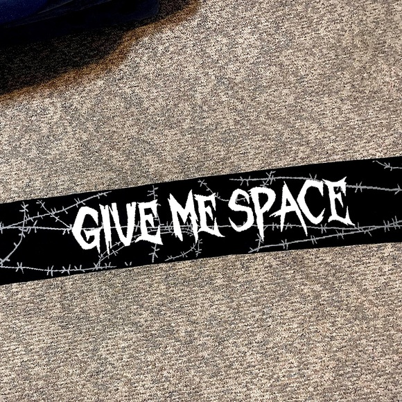 NWT Killstar knit Give Me Space winter scarf🧣 - Picture 6 of 13